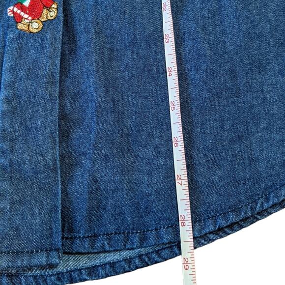 Way to Go vintage denim top teddy bears NWT size M - Picture 9 of 9